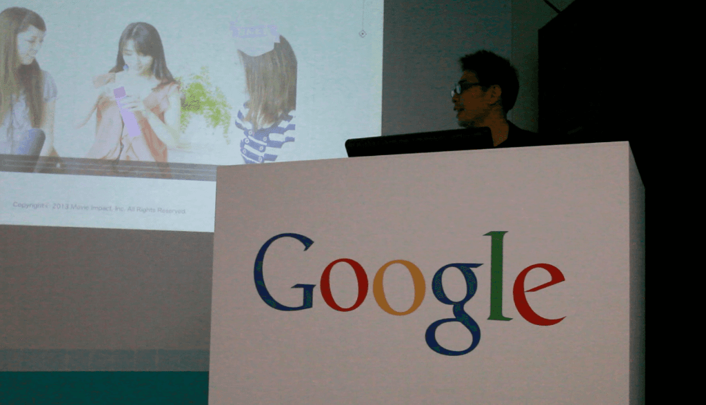 Google Japanにて動画制作の講師として登壇する神酒大亮