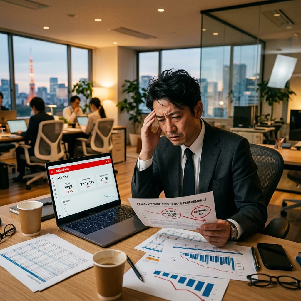 YouTube運用代行に月100万払うのは適正か？相場と「高額なのに成果が出ない」ジレンマを解く