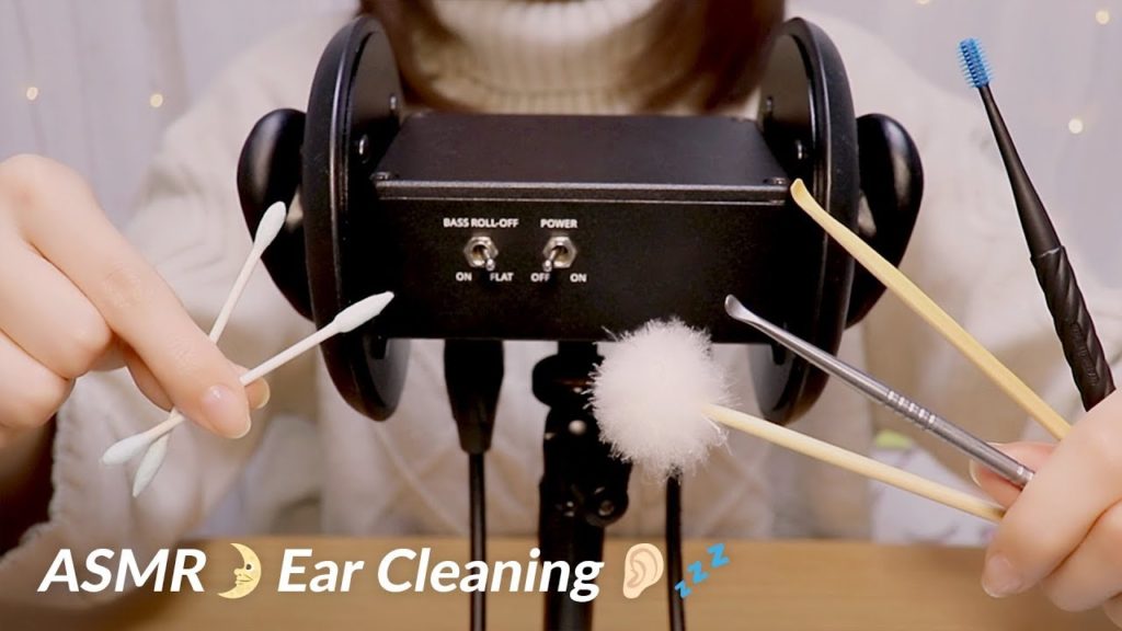 [囁き声-ASMR] 6種類の耳かきの音 / Ear Cleaning