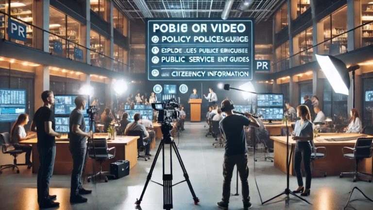 公共機関の広報活動における動画の活用法