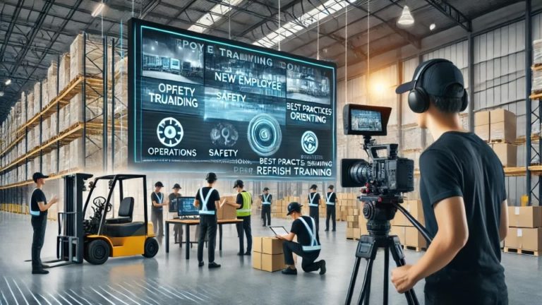 物流業界での動画